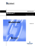 MultiLink™ - Emerson Network Power