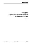 UDC 2300 Regolatore Digitale Universale Manuale dell`Utente