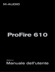 Manuale dell`utente | ProFire 610 - M