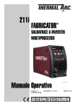 211i Fabricator® Manuale operativo