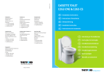 CASSETTE TOILET C262-CWE & C263-CS