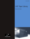 L40 Tape Library Manuale dell`utente