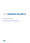 ESET Endpoint Security 6 Manuale dell`Utente