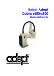 Guida dell`utente Adept Cobra s600/s800