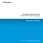 BlackBerry Storm2 Series - 5.0 - Manuale dell`utente