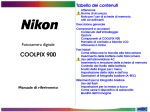 Nikon Fotocamera digitale COOLPIX 900 Manuale di riferimento