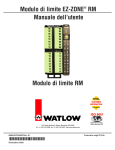 Modulo di limite EZ-ZONE RM Manuale dell`utente