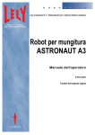 Robot per mungitura ASTRONAUT A3 Manuale dell`operatore