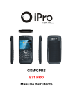 GSM/GPRS E71 PRO Manuale dell`Utente