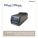 Manuale dell`utente delle stampanti commerciali PD43 e