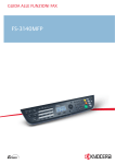 Kyocera manuale utente FS-3140MFP FAX