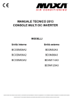 MANUALE TECNICO 2013 CONSOLE MULTI DC INVERTER