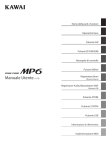 Kawai MP6 Owner`s Manual (Italiano, v1.10)