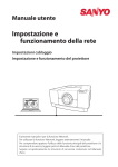 Impostazione e funzionamento della rete