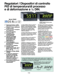 Regolatori / Dispositivi di controllo PID di temperatura/di processo e