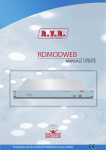 RDMODWEB - RVR Elettronica SpA Documentation Server