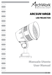 Manuale Utente User Manual ARCSUN18RGB