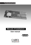 Manuale d`installazione User manual