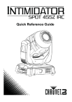 Intimidator Spot 455Z IRC Quick Reference Guide Rev. 2 Multi