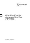 Manuale dell`utente telecamera UltraView IP PTZ 36X