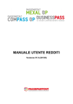 MANUALE UTENTE REDDITI