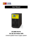 EC1000 Series 1K/2K/3K Online UPS Uninterruptible Power Supply