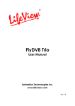 FlyDVB Trio User Manual - Animation Technologies