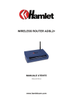 wireless router adsl2+ manuale utente