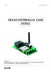 TELECONTROLLO GSM STD32