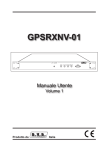 GPSRXNV-01 - RVR Elettronica SpA Documentation Server
