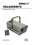 vdl800smt2 – macchina per fumo con timer