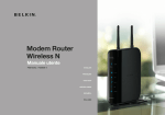 Modem Router Wireless N