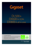 Gigaset DX800A all in one, DX600A ISDN * e - Migros