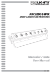 Manuale Utente User Manual ARCLED338PIX