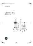 Colonne BPG - GE Healthcare Life Sciences