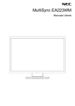 MultiSync EA223WM - NEC Display Solutions Europe