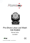 Pro-Show Lotus Led Wash 108 RGBW - Pro