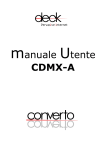 manuale Utente CDMX-A