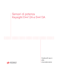 Sensori di potenza Keysight E4412A e E4413A