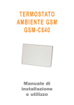 GSM-C640-R8 Manuale Utente - GSMCONTROL Automazione