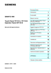 Ricette per il TP170 B e OP170 B