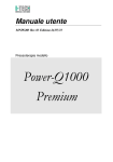Manuale d`uso POWER Q1000 Premium (MNPG100-03)