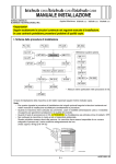 MANUALE INSTALLAZIONE / /