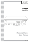 Manuale Utente User Manual AM865