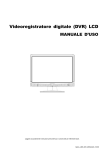 Videoregistratore digitale (DVR) LCD