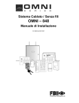 Omni 848 Manuale di Installazione