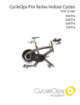 CycleOps Pro Series Indoor Cycles