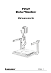 PS600 Digital Visualizer Manuale utente