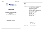 TGR-T2 series MANUALE UTENTE