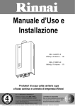 Manuale uso e installazione Infinity 14i